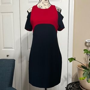 Armani Exchange Black Red Dress NWT Size 4